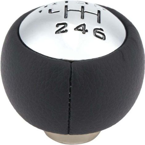 Pommeau Levier Vitesse, Pommeau de Vitesse 6 Vitesses, Boule de Vitesse, Tête de Levier de Vitesse Manuelle de Remplacement pour 307 308 3008 407 5008 807 C3 C4 C8 (1/4)