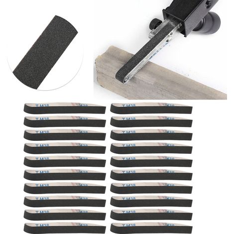 20Pcs Bandes Abrasives 520 x 20 mm, 40 Grains Bande de Ponçage, Bande Ponceuse à Bande pour Ponçage, Bandes Abrasives en Tissu de Polissage (40 60 80 100 120 180 240 320 600 800 Grains Facultatif) (1/5)
