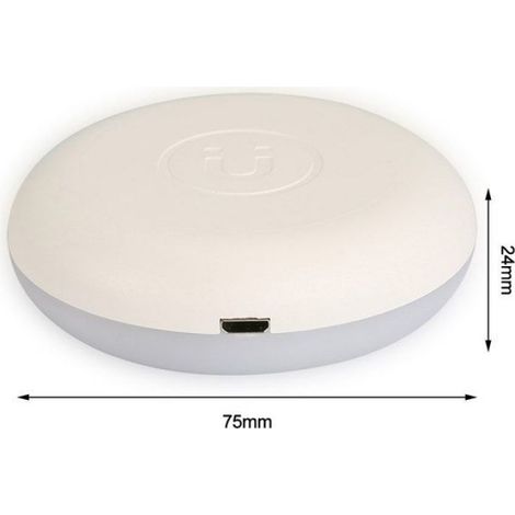 Veilleuse Tactile - Lumière Blanche Chaude - Réglable - Rechargeable USB - Compacte 75 x 24 mm - Pour Chambre Armoire Escalier - 1 Pièce (1/5)