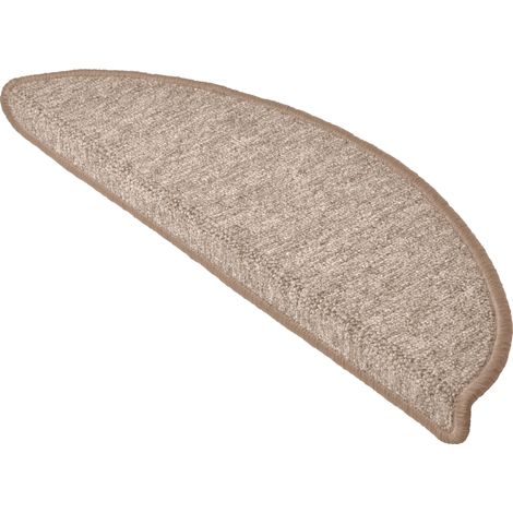 Beautissu Tapis de marche d'escalier ProStair, en pack de 15 Sand, 55 x 15 x 4 cm