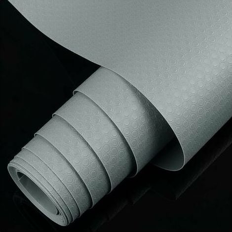 Drawer Bottom Mat, Gray Anti-Slip Non-Adhesive DIY, Fridge Mat Cupboard Fridge Shelf, EVA Plastic Under Sink Mat for Kitchen 0.45×1.5m WHWY (1/5)