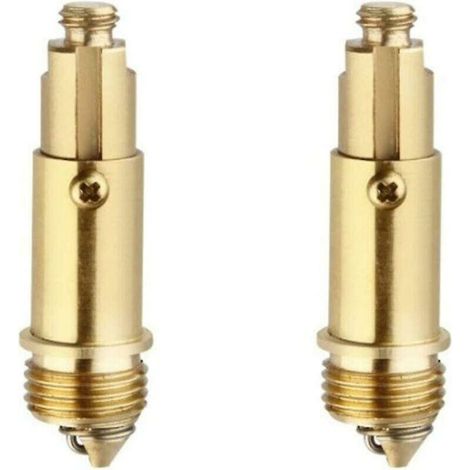 Set mit 3 Ersatz-Ablaufschrauben, einfacher Federmechanismus, Waschbeckenstöpsel, Ersatzstöpsel für Badezimmer, kompatibel mit den meisten Badewannen- und Waschbeckenstöpseln - Crezuo