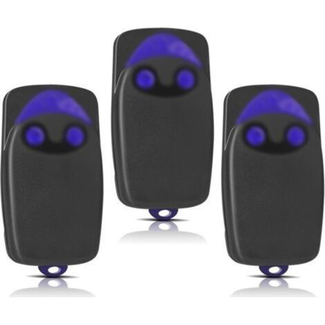3 Pièces Remplacement pour télécommande NICE, télécommande portail 433,92MHz 2 canaux, compatible avec Flo1r-s, Flo2r-s, Flo4r-s (1/4)