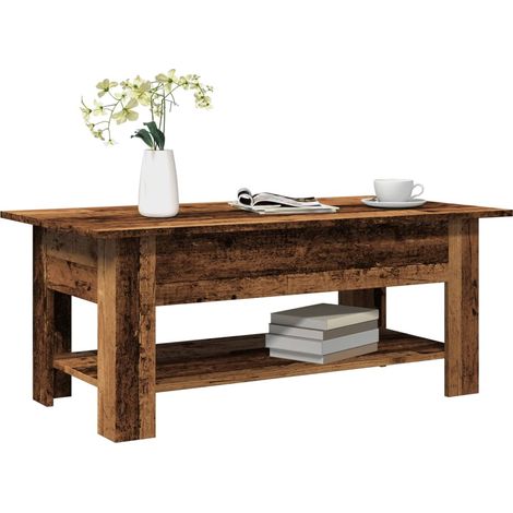 Couchtisch Altholz-Optik 102x55x42 cm Holzwerkstoff
