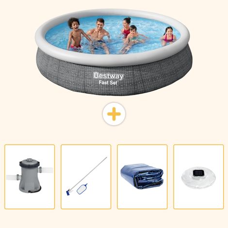 Bestway Bestway Fast Set Ronde - 366x76 cm - 5-pièces S305 (1/5)
