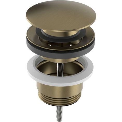 Sapho - Desagüe de lavabo, dorado mate CV1002G (1/3)