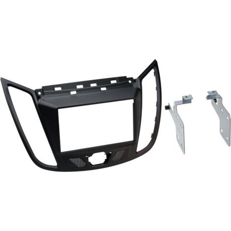 Kit Support Autoradio compatible avec Ford C-Max Kuga 10-19 - Noir mat