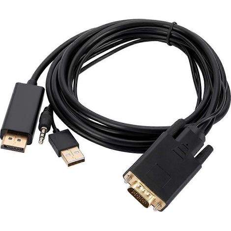 Câble de conversion VGA vers DisplayPort léger, 6 pieds/1,8 mètre (1/5)