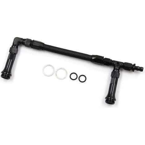 Ligne de carburant tressée AN6 à Double alimentation, Double pompe en alliage d'aluminium de remplacement pour carburateur Holley 4150, filetage 7/8 ''-20. (1/5)