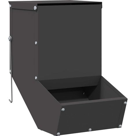 Distributeur pour lapins Noir 17,5 x 26 x 28,5 cm