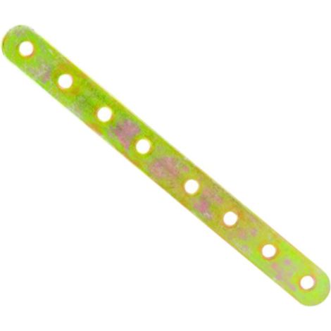 Lastrina Di Giunzione Forata Pesante Art.767 - mm.206x20 - spessore mm.4 - 25 pz