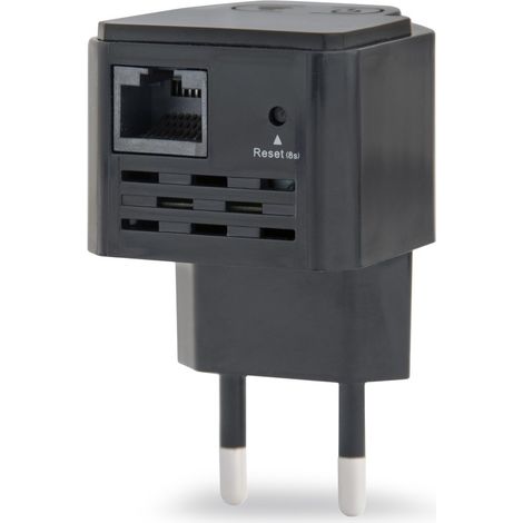 Gembird WNP-RP300-03-BK pont/répéteur Répéteur réseau 300 Mbit/s Noir (1/5)