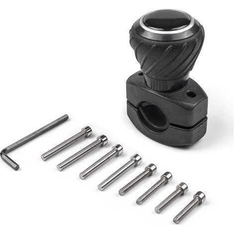 Volant de luxe Power Grip Spinner Knob Volant universel Convient aux voitures, camions, tracteurs, tondeuses à gazon, chariots élévateurs, etc. (1/5)