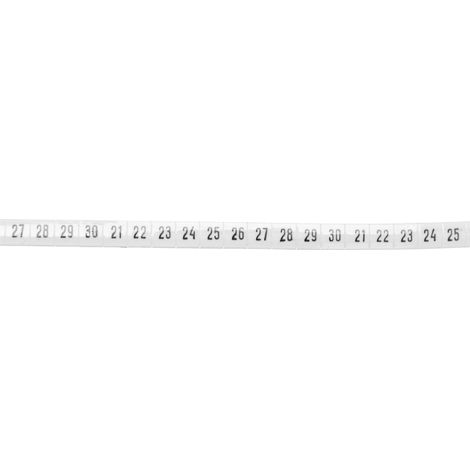 Marker DK2/Z6 /21-30/ weiß 89203006 /100 Stück/