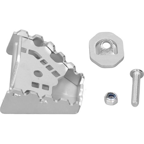 Pédale de frein arrière Allonge Levier Moto Remplacement Accessoire pour CRF1000L Africa Twin 2014-2019 Argent Extension Pédale (1/5)
