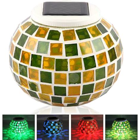 Solarlaterne, Solar-Dekorationsleuchte, Solar-Gartenleuchte, farbwechselnde Solar-Tischlampe für Gartenpartys, Schlafzimmer und Terrasse (1/5)