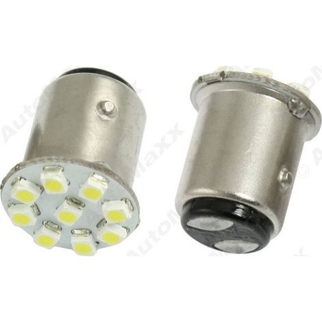 1157 Car LED Brake Lights, LED Car Lights BAY15D 1206-9SMD Car LED Turn Signal Lights (1/4)