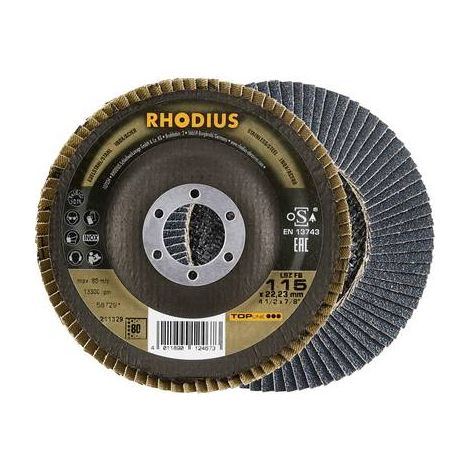 Disque à lamelles Rhodius 211329 115 mm 80 grains