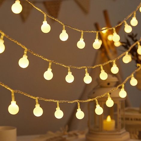 Guirlande lumineuse étoile 30 m, 300 LED, décoration pour camping et crèche avec clignotant (1/5)