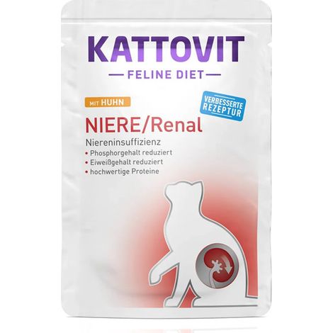 Cibo per gatti Kattovit Niere/Renal Chicken Pollo 85 g