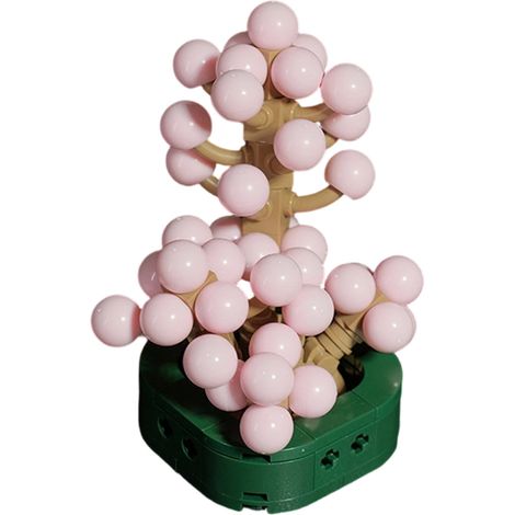 Plateau de succulentes en blocs de construction, plantes en pot, bouquet cadeau pour filles, fleurs assemblées, fleurs artificielles (1/5)