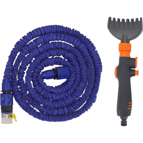 Peigne de nettoyage pour filtre à cartouche orange, outil de rinçage portatif avec tuyau d'arrosage pour piscine (1/5)