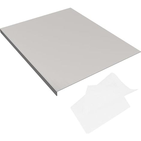 Planche à découper en acier inoxydable - Tapis de cuisson en métal - Tapis de cuisson pour rouler la pâte, le pain, la pizza, les biscuits (1/5)