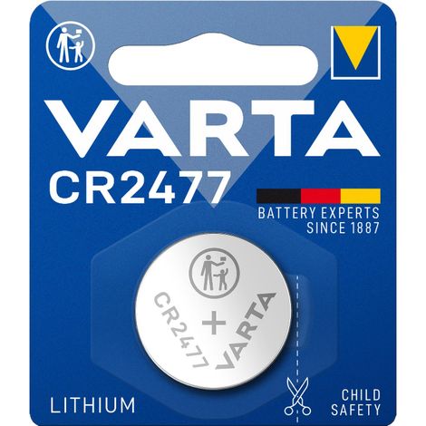 Batteria a bottone al litio Varta CR 2477 per bilancia, orologio, telecomando 3V (1/3)