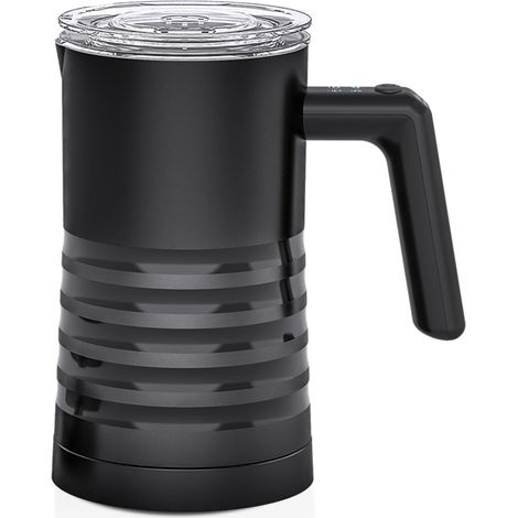 Calentador de leche eléctrico y batidor (4 en 1), 400 W, capacidad de 580 ml, revestimiento antiadherente – negro o blanco (1/5)