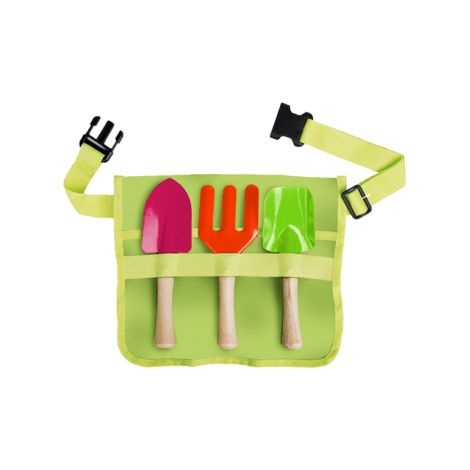 grembiule per bambini e attrezzi da giardino set (1/2)