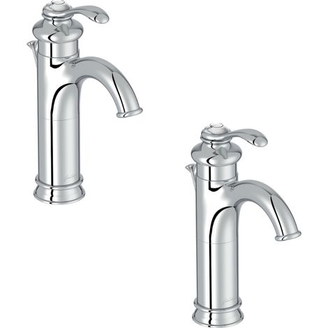 JACOB DELAFON Lot de deux mitigeurs lavabo style retro Fairfax (1/2)