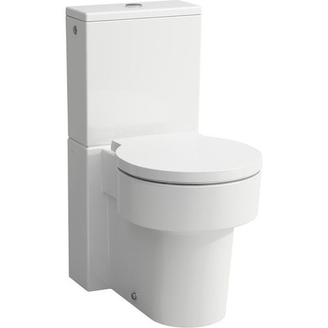Inodoro combinado de pie VAL washdown, sin reborde, para cisterna blanco mate LAUFEN
