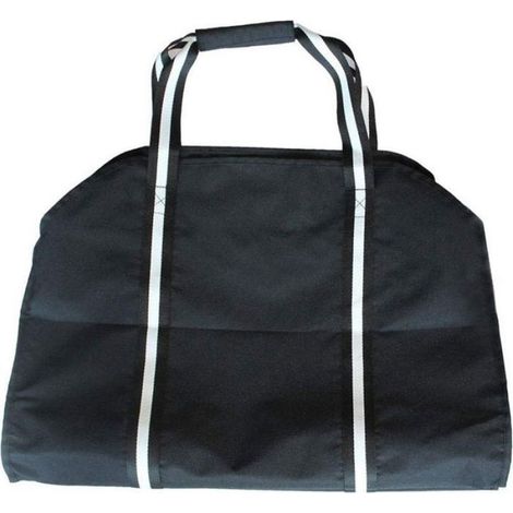 Porte-bûches et sac fourre-tout de qualité supérieure - Robuste et extra large - Idéal pour cheminées, poêles à bois, bois (1/4)