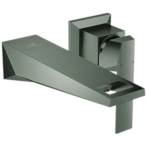 Grohe Allure Brilliant Monomando de lavabo mural 1/2" Tamaño M Anthracite, 29402AL0 (1/2)