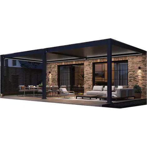 kit ulliminazione led per pergola addossata ombréa 400x800 cm (1/4)