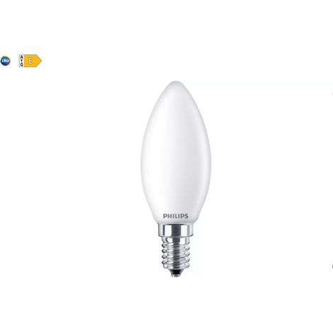 Lampadina led candela e14 6.5w 4000k 806lm philips incacan60840g2 (1/2)