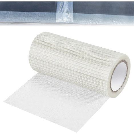 Reparaturklebeband für Wohnmobil-Markisen (15 cm x 9 m), transparentes Zeltreparaturklebeband, wasserdicht, hochklebend, abriebfest, für Planen, Bootsabdeckungen, Segeltuch, Reparaturset für Risse (1/5)