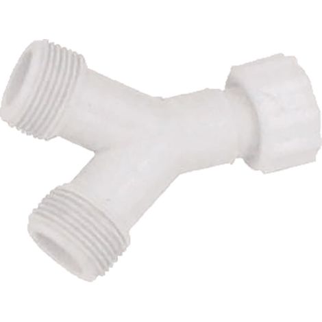 Raccordo ad per Tubo Lavatrice Lavastoviglie F 3/4 x m 3/4' Y x m 3/4