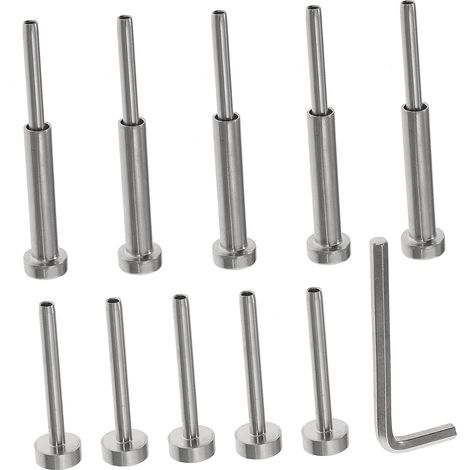 Kit de Garde-corps à Câbles Inoxydable 1/8 T316 Tendeurs Sertis pour Poteaux Bois et Métal 2 X2 et 4 X4 – 5 Paires – Usage Terrasse Intérieure et Extérieure (1/5)