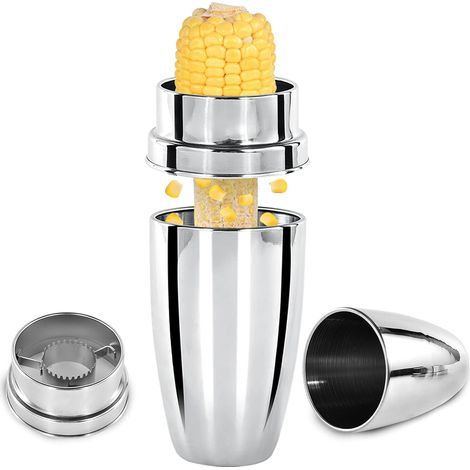 royaluxe - Éplucheur de maïs, éplucheur de maïs Maïs sur l'épi de dénudage Remover Husker Cutter Coupe en acier inoxydable 304, pour la collection de cuisine (1/5)