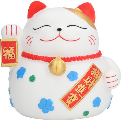 Tirelire Chat Porte-Bonheur Grande Taille 1000 Pièces Couleurs Naturelles Lavable Indélébile Imperméable (1/5)