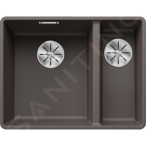 Blanco Subline 340/160 - Évier en silgranit, 552x427 mm, évier à gauche, InFino, gris 527344 (1/3)