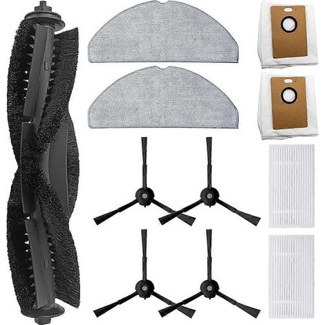 11 pièces pour aspirateur Tapo RV30 Max Plus / RV20 Max Plus : brosse principale, filtres, lingette de nettoyage et sacs à poussière (1/5)
