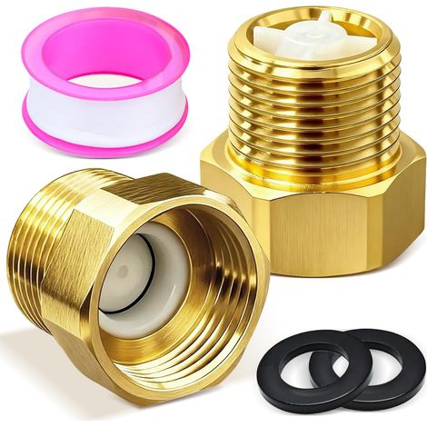 Clapet Anti Retour en Laiton 1/2 Pouce 2Stk Clapet Anti Retour des Eaux Usées DN15 Avec Filetage Intérieur et Filetage Extérieur pour Pompe de Jardin Toilette Fontaine Chauffe eau Système D'eau (1/5)
