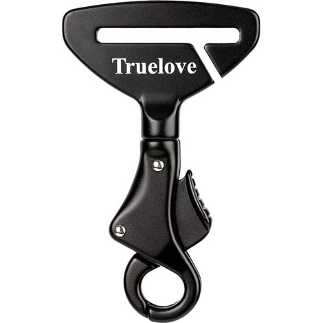 Attache de Ceinture de Sécurité Chien pour Voiture Connecteur de Laisse en Alliage d'Aluminium Haute Résistance pour Voyage en Toute Sécurité (1/5)