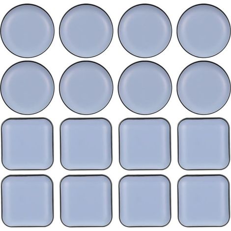 Patins pour Meubles Téflon, Auto-adhésifs Patins en Téflon Patin Glisseur en Teflon, Protéger Parquet Stratifié et Tapis Protection(16pcs) (1/5)