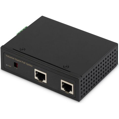 Digitus Industrial Gigabit Poe Splitter Poe++ / Selectable Power Output In