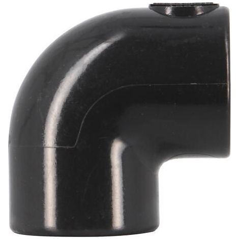 coude pvc pression - 90 degrés - diamètre 25 mm - nicoll uc25f
