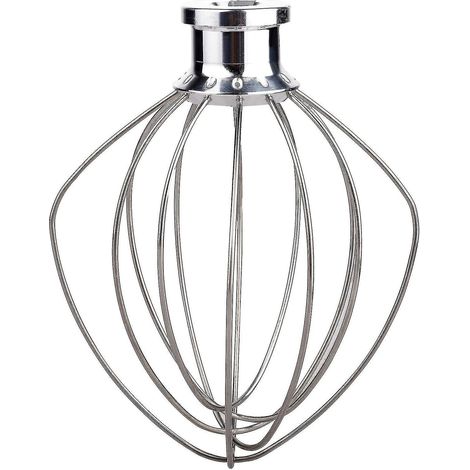 Fouet en acier inoxydable à 6 fils, 4,5 pintes, pour robot pâtissier KitchenAid K45ww Ksm90 K45 (1/5)