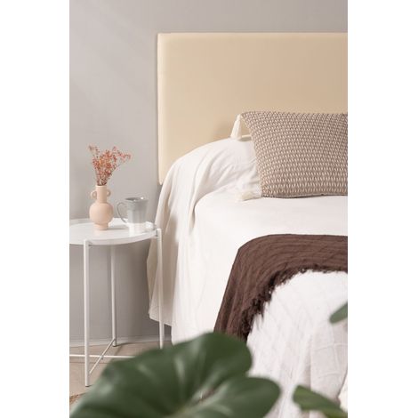 Muebles - Cabecero Smooth Polipiel para camas de 105 y 90 cm - Beige (1/5)